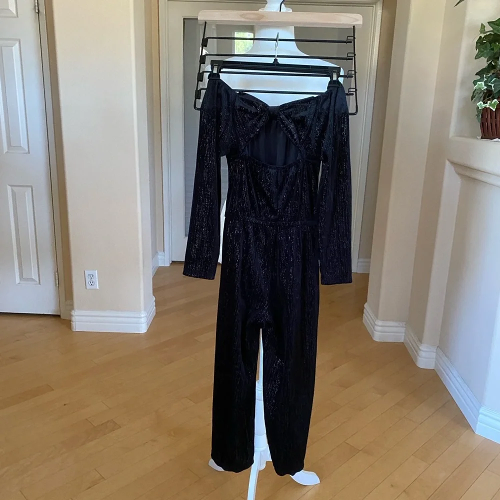 Costume/Halloween Shimmer Black Old Navy Stretch Jumpsuits Set of Two